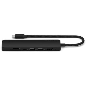 

Satechi 7v1 USB-C Slim Multiport adaptér s Ethernetem - Černý