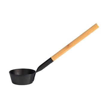 

RENTO Naběračka do sauny, 43 cm, hliník/bambus