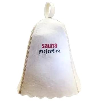 

SAUNAPROJECT Čepice do sauny s logem, plsť