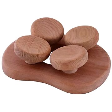 

SENTIOTEC Podhlavník do sauny, dřevěný, ergonomický