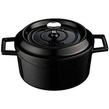 

LAVA METAL Litinový hrnec kulatý 20 cm - černý