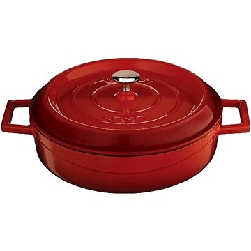 

LAVA METAL Litinový hrnec nízký kulatý 24cm - červený