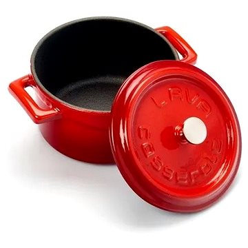 

LAVA METAL Litinový mini hrnec kulatý 10 cm - červený