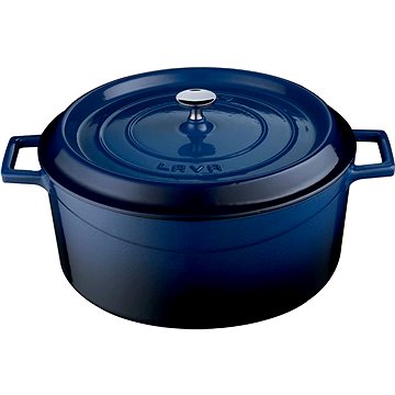 

LAVA METAL Litinový hrnec kulatý 32 cm - modrý
