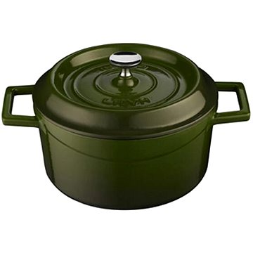 

LAVA Metal Hrnec litinový kulatý, zelený, obsah 9,8 l, průměr 32 cm