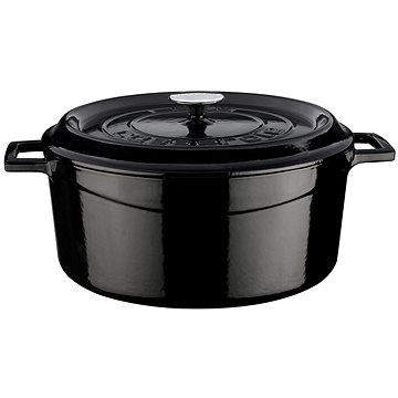 

LAVA Metal Hrnec litinový kulatý, černý, obsah 9,8 l, průměr 32 cm