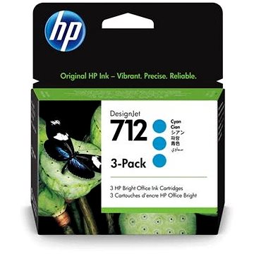 

HP 3ED77A č. 712 azurová multipack