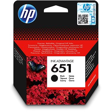 

HP C2P10AE č. 651 černá