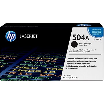 

HP CE250A č. 504A černý originální
