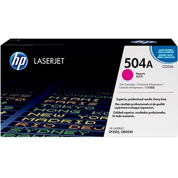 

HP CE253A č. 504A purpurový originální