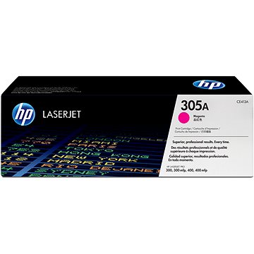 

HP CE413A č. 305A purpurový originální