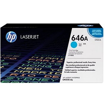 

HP CF031A č. 646A azurový originální