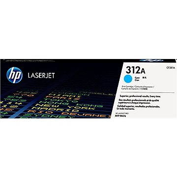 

HP CF381A č. 312A azurový originální