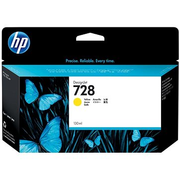 

HP F9J65A č. 728 žlutá
