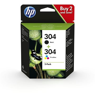

HP 3JB05AE č. 304 multipack černá+tri-color