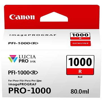 

Canon PFI-1000R červená
