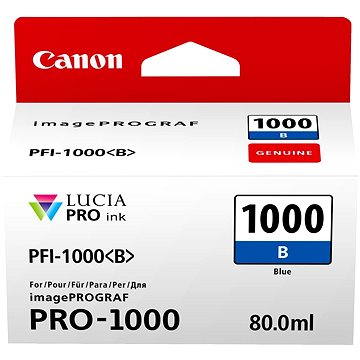 

Canon PFI-1000B modrá