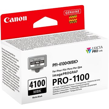 

Canon PFI-4100MBK matná černá