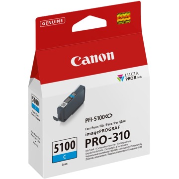 

Canon PFI-5100C azurová