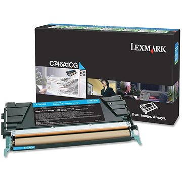 LEXMARK C746A1CG azurový