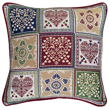 

Scanquilt dekorační povlak na polštář Motiv srdce patch