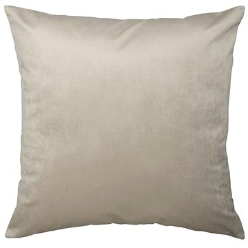 

Scanquilt dekorační povlak na polštář Velvet šedobéžová