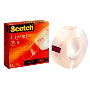 Scotch Crystal Clear 19 mm x 33 m, transparentní