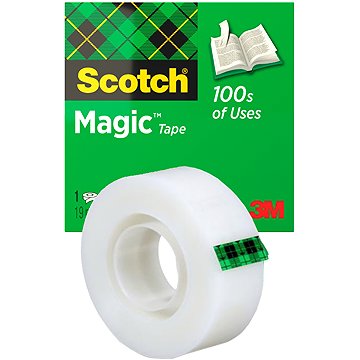 SCOTCH Magic 19 mm x 10 m, neviditelná na papíře