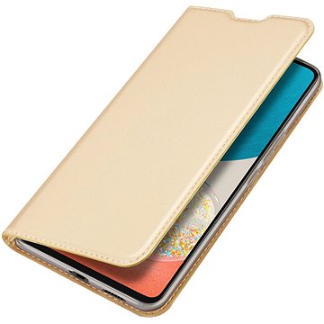 Dux Ducis Skin Pro knížkové kožené pouzdro na Samsung Galaxy A53 5G, zlaté
