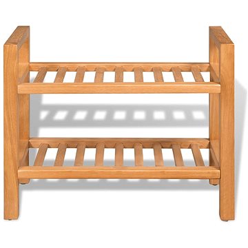 

Botník s 2 policemi 49,5×27×40 cm masivní dubové dřevo