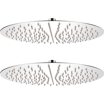 

Dešťové sprchové hlavice 2 ks O 40 cm nerezová ocel 275937
