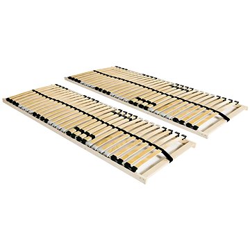 

Lamelové rošty do postele 2 ks 28 lamel 7 zón 90×200 cm 3051431