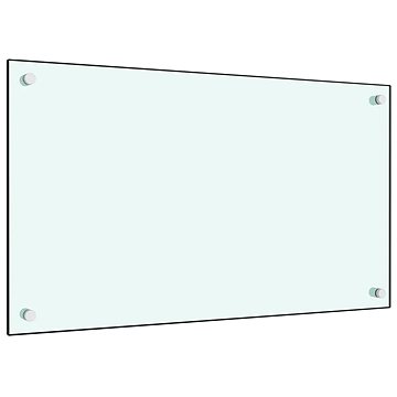 

Kuchyňský panel bílý 70×40 cm tvrzené sklo