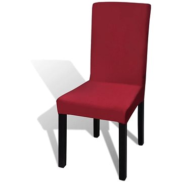 

Bordó potah na židli napínací, 6ks