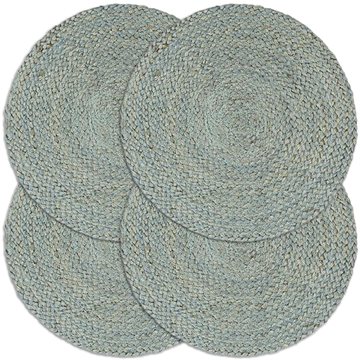 

Prostírání 4 ks olivově zelené 38 cm kulaté juta