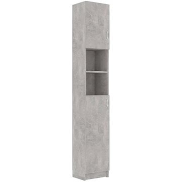 

Koupelnová skříňka betonově šedá 32 × 25,5 × 190 cm dřevotříska