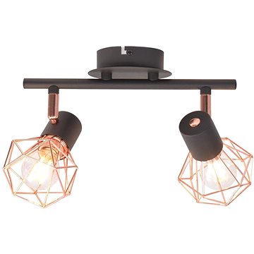

Stropní světlo se 2 LED žárovkami se žhavicím vláknem, 8 W