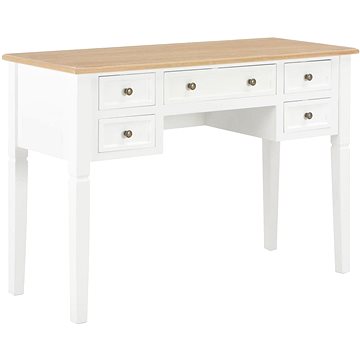 

Psací stůl bílý 109,5 x 45 x 77,5 cm dřevo