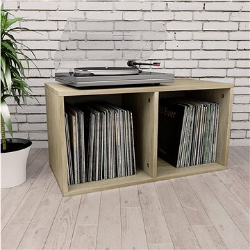 

Regál na LP desky dub sonoma 71 x 34 x 36 cm