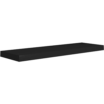 

Shumee plovoucí nástěnná černá 80×23,5×3,8 cm MDF, 323835