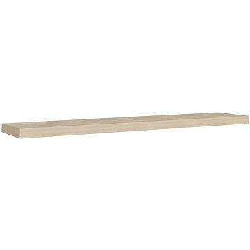 

Shumee plovoucí nástěnná dubová 120×23,5×3,8 cm MDF, 323883