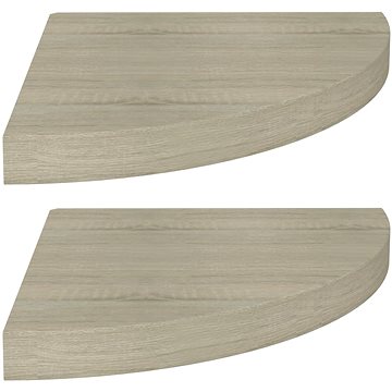 

Shumee plovoucí rohová 2ks dub 35×35×3,8 cm MDF, 323926