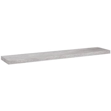 

Shumee plovoucí nástěnná betonově šedá 120×23,5×3,8 cm MDF, 326606