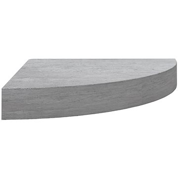 

Shumee nástěnná rohová betonově šedá 35×35×3,8 cm MDF, 326642