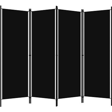 

Shumee 4dílný černý 200×180 cm , 320722
