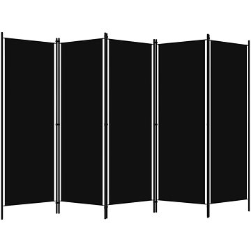 

Shumee 5dílný černý 250×180 cm, 320726