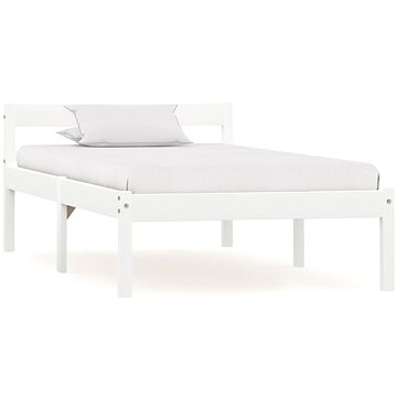 

Rám postele bílý masivní borové dřevo 90x200 cm