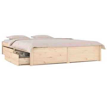 

Rám postele se zásuvkami 200 × 200 cm, 3103533
