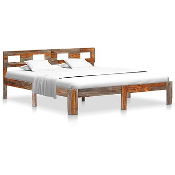 Rám postele masivní sheeshamové dřevo 160x200 cm - Rám postele