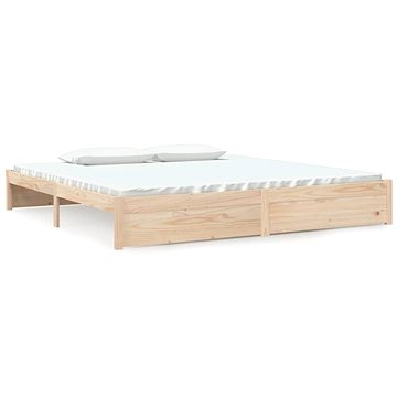 

Rám postele masivní dřevo 200 × 200 cm, 814969
